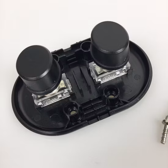 Preto Branco Transparente 250V 2A Duplo Botão de Pressão Cabo de Alimentação Interruptor de Pedal para Lâmpada de Piso Controle Ligado Desligado
